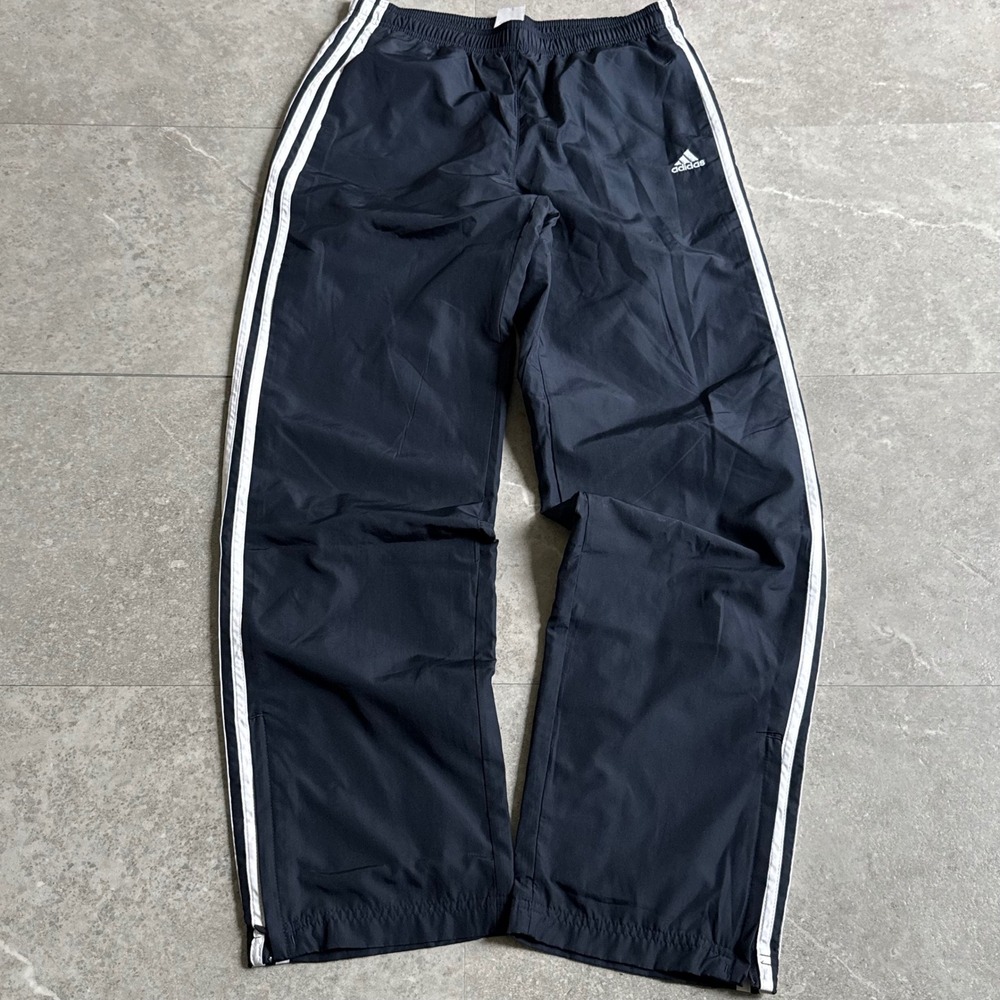 Y2K Adidas Three Stripe Track Pants Small